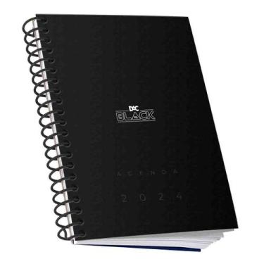 Imagem de Agenda All Black Espiral Dac 2024 Maior 4136