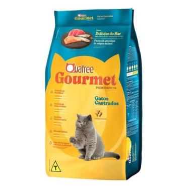 Imagem de Ração Quatree Gourmet Gatos Castrados Delícias do Mar 10.1kg