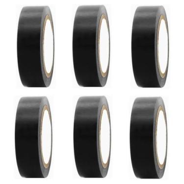 Imagem de Fita Isolante 17mm 9 Metros 6 Unidades - Bomder