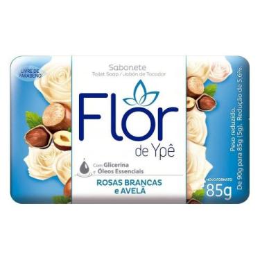 Imagem de Sabonete Ypê Rosas Brancas e Avelã 85g Embalagem com 12 Unidades