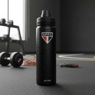 Imagem de Garrafa Térmica São Paulo Gocase Fresh Inox Quente E Frio 650ml, São P