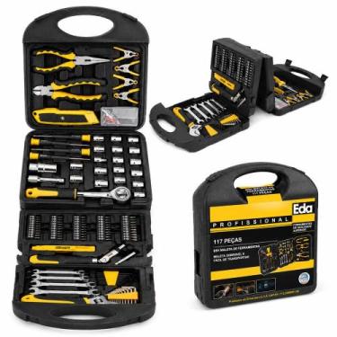 Imagem de Maleta de Ferramentas EDA 117 Peças Kit Profissional - Yeet