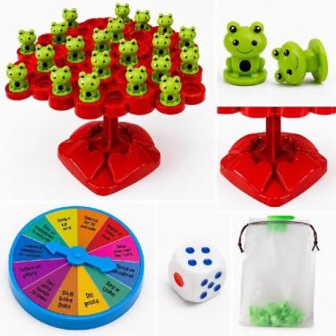 Imagem de Jogo infantil equilibrio arvore empilhar sapo equilibrista - Yeet