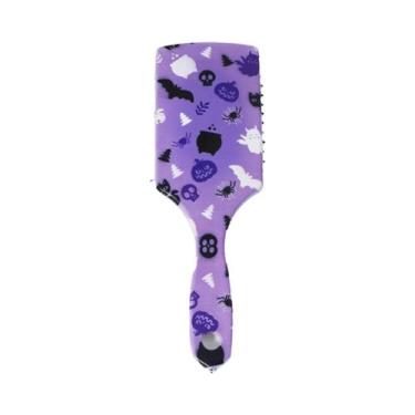 Imagem de Escova De Cabelo Com Almofada De Ar E Estampa De Halloween, Cabo Duráv