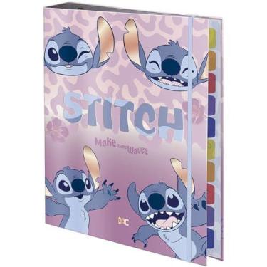 Imagem de Fichario Cartonado Stitch C/Elastico Completo - DAC