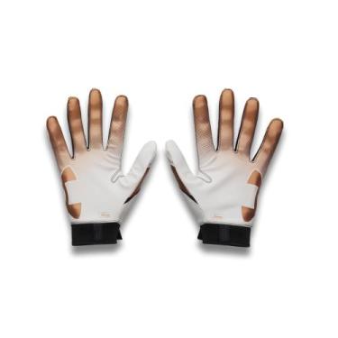 Imagem de Luva de Futebol Americano Under Armour Blur, Branco, M