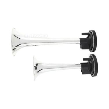 Imagem de Trompete duplo universal do chifre do ar, super alto, trem, carro, cam
