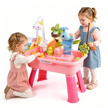 Imagem de Mesa de Água Infantil Marvik Forge 4 em 1 com Bomba