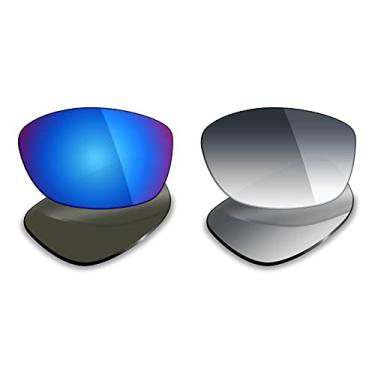 Imagem de 2 pares de lentes polarizadas de substituição da Mryok para óculos de sol Oakley Pit Bull – Opções