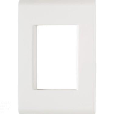 Imagem de Placa 3 Postos 4x2 Tramontina Liz Branca Tramontina