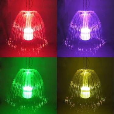 Imagem de Pisca Pisca Fibra Ótica Led Água Viva RGB Natal Natalino Festa 