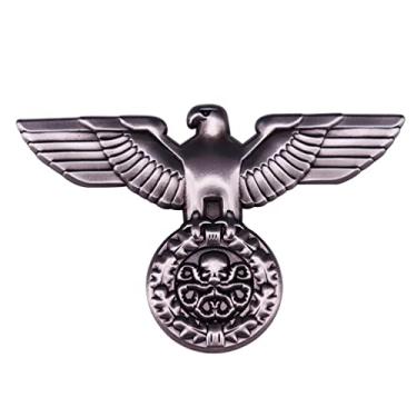 Imagem de 2ª Guerra Mundial Alemão Visor Cap Eagle Badge WW2 Alemanha Broche de Metal Segunda Guerra Mundial Alemanha Broche Militar Jóias Acessório, Metal, Sem Pedra Preciosa