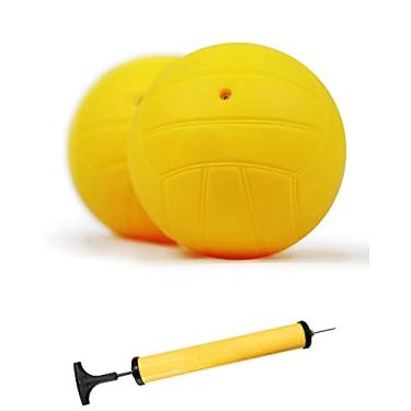 Imagem de Bolas competitivas de bola substituível para jogo de rede redonda Spike Mini Voleibol Pacote com 2 com bomba (2 bolas e 1 bomba)