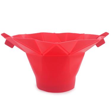 Imagem de Pipoqueira Para Micro Ondas Silicone Dobrável Pipoca Sem Óleo 12x30 cm