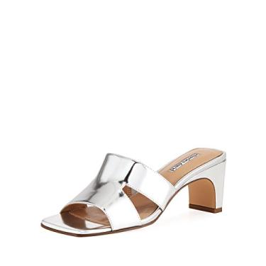 Imagem de CHARLES DAVID Harley Mule feminina, Prata, 35