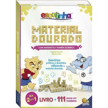 Imagem de Com Matematica Tambem Se Brinca: Material Dourado