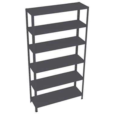 Imagem de Estante de aço Dupla Flex Amapá cor cinza