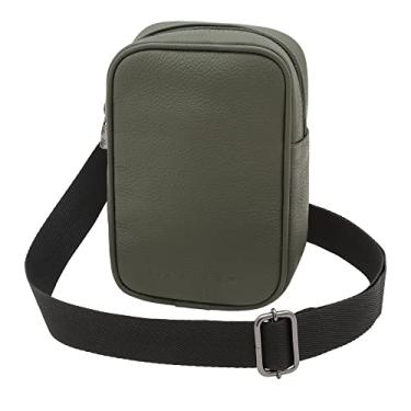 Imagem de Bolsa Feminina Crossbody Shoulder Bag Tiracolo Couro Bovino Mariart Lolla (Army)