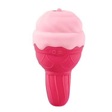 Imagem de Vibrador Feminino Forma de Rosa Língua Oral Mamilo 7 Frequências Sexuais Múltiplos Prazeres Sexuais Zatla (Vermelho)