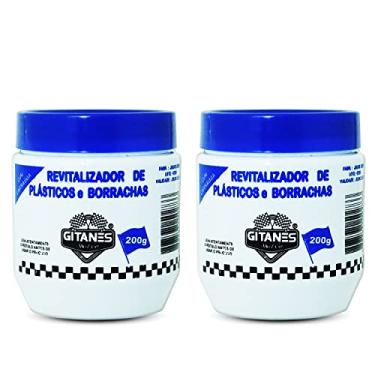 Imagem de Kit 2 Revitalizador Hidratante Plásticos Borrachas Carros Motos Parachoque