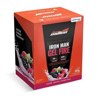 Imagem de New Millen Iron Man Gel Fire - 10 Sachês 30G Frutas Vermelhas -