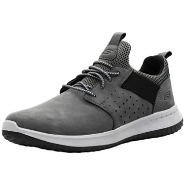 Imagem de Skechers Tênis masculino Delson Axton, Cinza/preto, 44