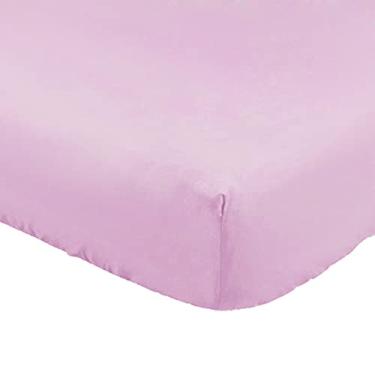 Imagem de Lençol de Baixo com Elástico Mini Berço Nanna Baby - Rosa