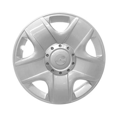 Imagem de Calota Aro Grid 15 Modelo Vw Fox 09/10 Prata Fixacao Pressao Grid 144Arptau.