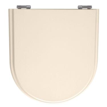 Imagem de Assento Sanitário Calypso Rosa Shell Tampa para Vaso Incepa de Madeira Laqueada 