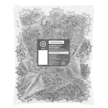 Imagem de Espaçador Plástico Circular Tramontina 15 Mm Para Ferragens (saco Com 100 Un.)