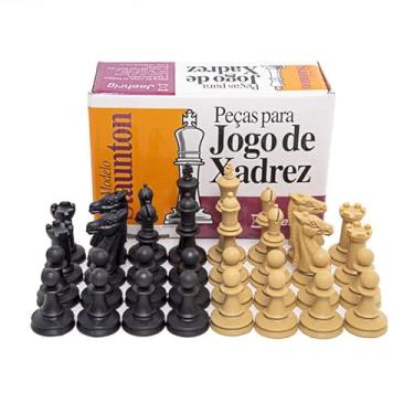 Imagem de Jaehrig Peça de Xadrez Escolar - Jogo de Xadrez - 1 Jogador - 6-12 Anos