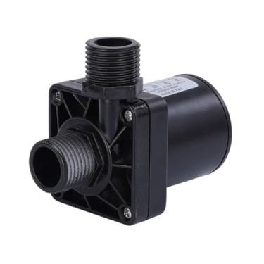 Imagem de XCPHGFM Bomba sem escova DC - 12V 700L / H 20W Bomba micro sem escova 5m / 16,4 pés Bomba de reforço de alta temperatura para tanque de peixes Fonte Piscina Lagoa Aquário Vaso sanitário