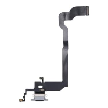 Imagem de Risidamoy Substituição da porta de carregamento do conector Dock para iPhone X Repair Headphone Jack Flex Cable Fix USB Charge Microfone Antena Montagem para iPhone 10