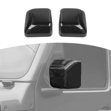 Imagem de 2018 Jeep Wrangler JL lado esquerdo e direito da porta traseira do espelho acabamento da capaRT-TCZ Jia-szzt00586