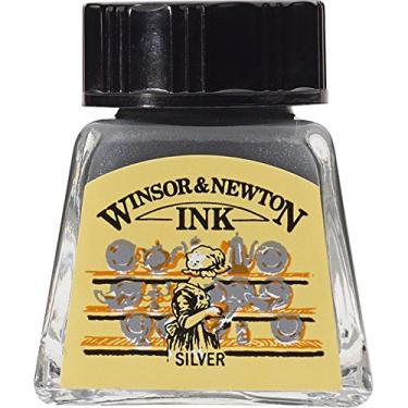 Imagem de Winsor & Newton Drawing Inks Tinta para Desenho, Prata (Silver), 14 ml