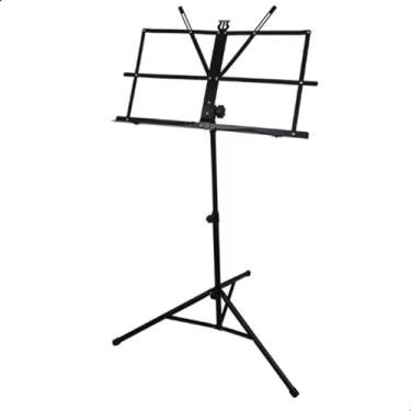 Imagem de Suporte Estante De Partitura Pedestal Musical Bertô Maestro Dobrável Com Bolsa Bag Tripé Resistente Para Músicos Ajuste De Altura Cavalete Ferro Suporte Pasta Tablet