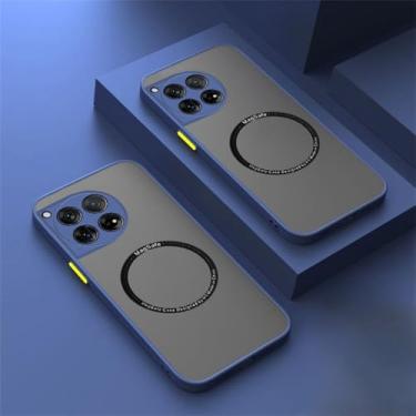 Imagem de Para oneplus 12 caso magnético capa de carga sem fio para oneplus 10 8 9 ace 2 pro 8t casos de telefone, azul, para nord n30