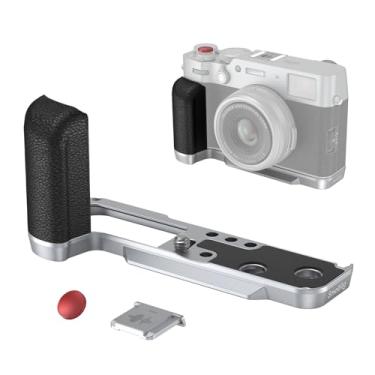 Imagem de SmallRig Punho X100VI / X100V em forma de L com placa de liberação rápida para Arca, alça lateral de silicone leve, botão do obturador e capa de sapata quente para câmeras FUJIFILM X100VI / X100V