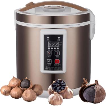 Imagem de Máquina fermentadora de alho preto (6/7,5L), design em camadas + prateleira de aço inoxidável, fermentação rápida de 7 dias + secagem programada + memória desligada, para iogurte, natto, vin