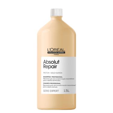 Imagem de Shampoo L'oréal Professionnel Serie Expert Absolut Repair Gold Quinoa 1500 Ml 1500 Ml