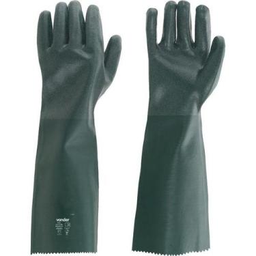 Imagem de Luva Pvc Palma Áspera Com Forro 46cm Pav0046 Com 05 Pares - - Vonder