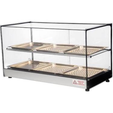 Imagem de Estufa Quente Dupla 6 Bandejas AMLD Erato Cinza Titã 84cm, 220V