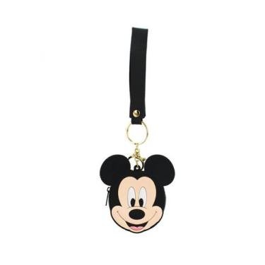 Imagem de Chaveiro Porta Moedas Mickey Silicone 10x9cm - Disney
