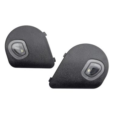 Imagem de Lâmpadas de LED Hercoo com lentes defumadas espelhadas no lado esquerdo e direito compatíveis com Dodge Ram 1500 2500 3500, pacote com 2