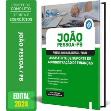 Imagem de Apostila Prefeitura João Pessoa Pb 2024 Assistente Suporte - Editora S