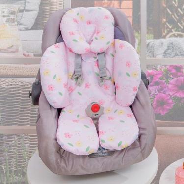Imagem de Apoio de Corpo Protetor de Bebê Dupla Face Cadeira Carrinho - Enxoval 