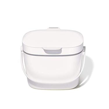 Imagem de OXO Good Grips CAIXA DE COMPOSTO FÁCIL LIMPAR - BRANCO - 1,75 GAL/6,62 L