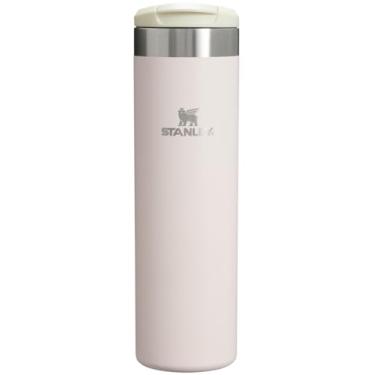 Imagem de Stanley Garrafa AeroLight Transit de 590 ml | Tampa com trava | Garrafa de água resistente a vazamentos ou caneca de café | Aço inoxidável com isolamento leve | Sem BPA | Quartzo rosa
