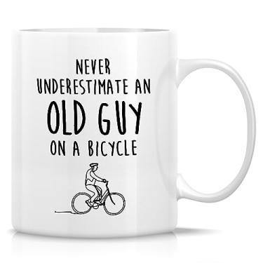 Imagem de Retreez Caneca de bicicleta engraçada presente ciclista motociclista bicicleta ciclismo 325 ml caneca de café cerâmica - presente de aniversário motivacional inspirador para colega de trabalho, pai,