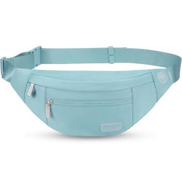 Imagem de MAXTOP Pochete transversal grande com 4 bolsos com zíper, presentes para desfrutar de festivais de esportes, treino, viagem, corrida, casual, carteiras de mãos livres, bolsa de cintura para celular